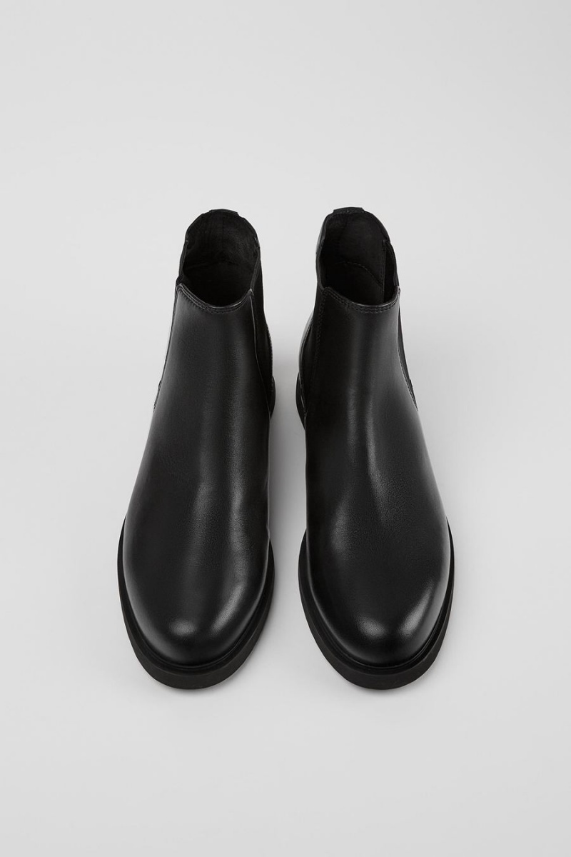 Botas Camper Iman Ankle Mujer Negras | EHIZB-8197