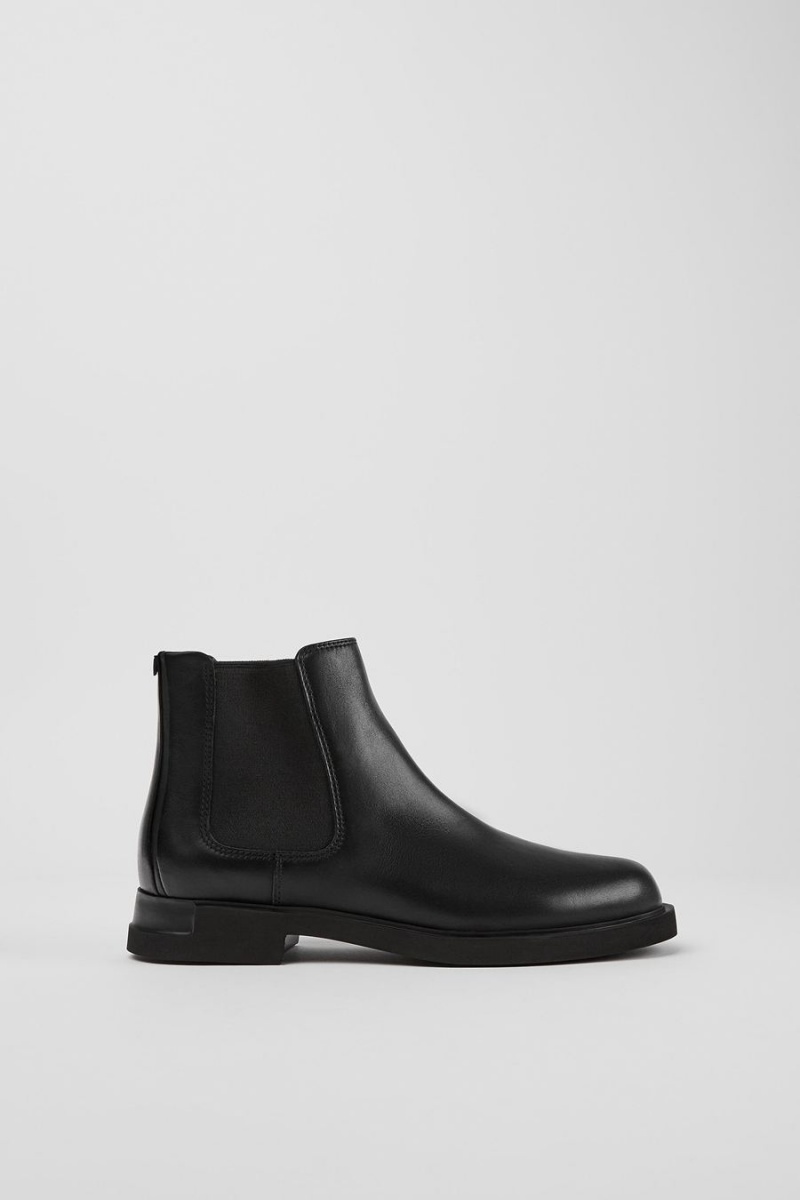 Botas Camper Iman Ankle Mujer Negras | EHIZB-8197