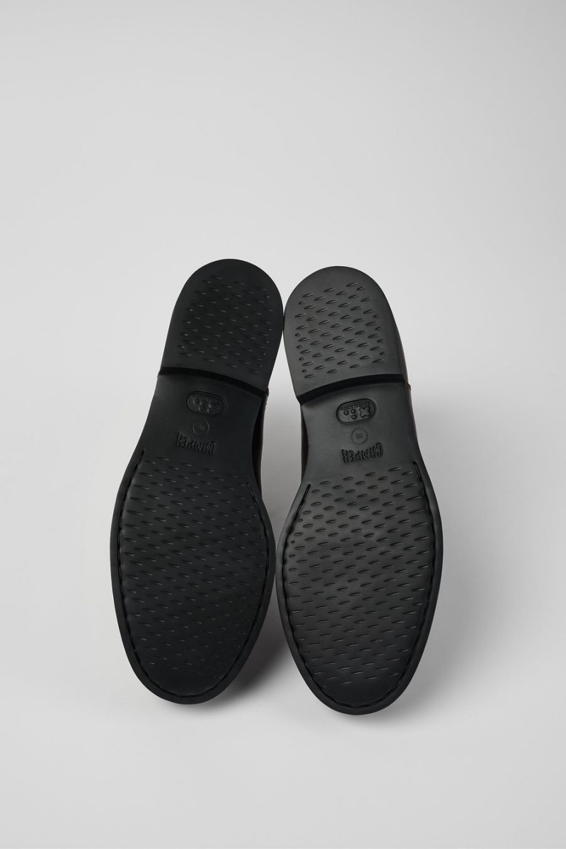Botas Camper Iman Cuero Chelsea Mujer Burdeos | HWVOI-4803