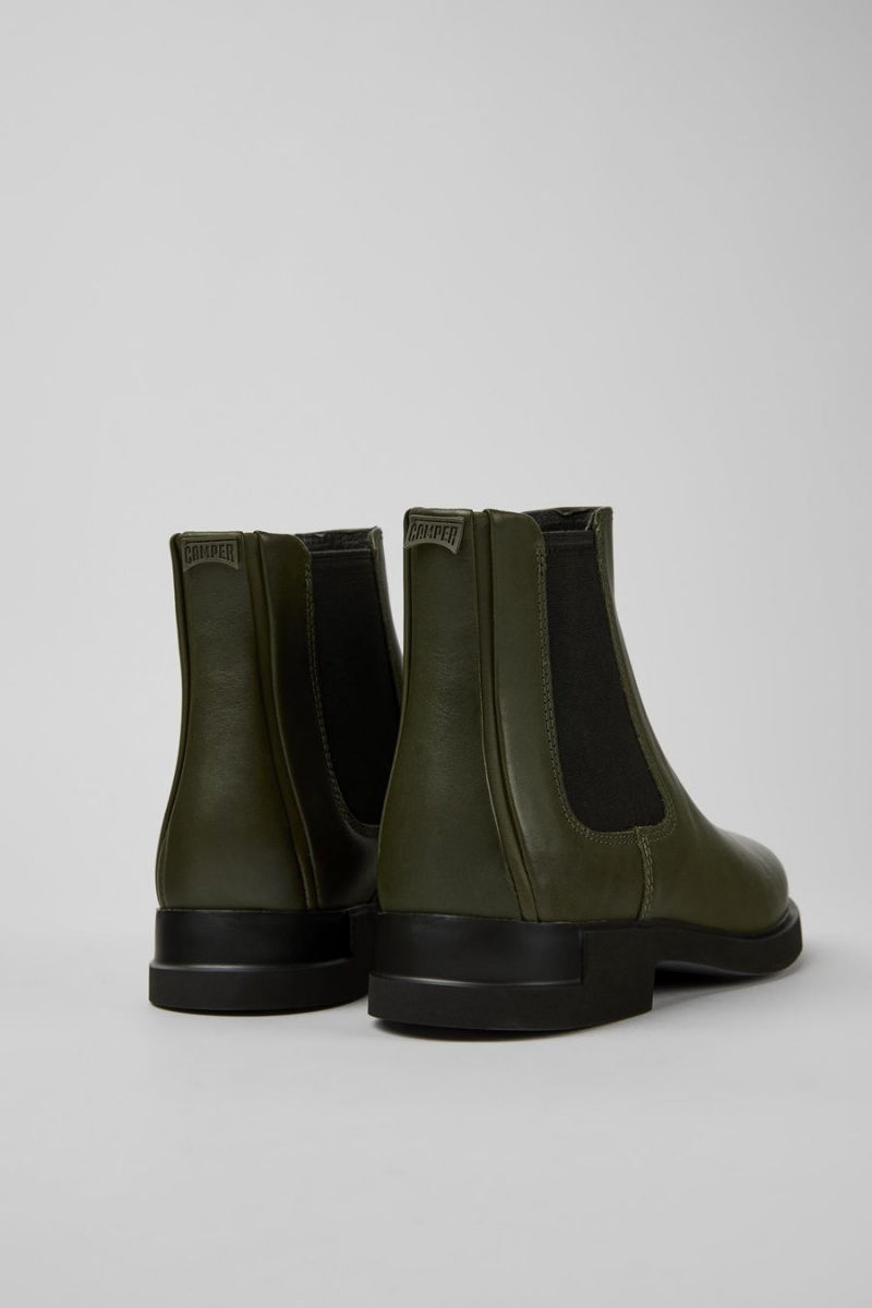 Botas Camper Iman Cuero Chelsea Mujer Verde | FPTQS-2438
