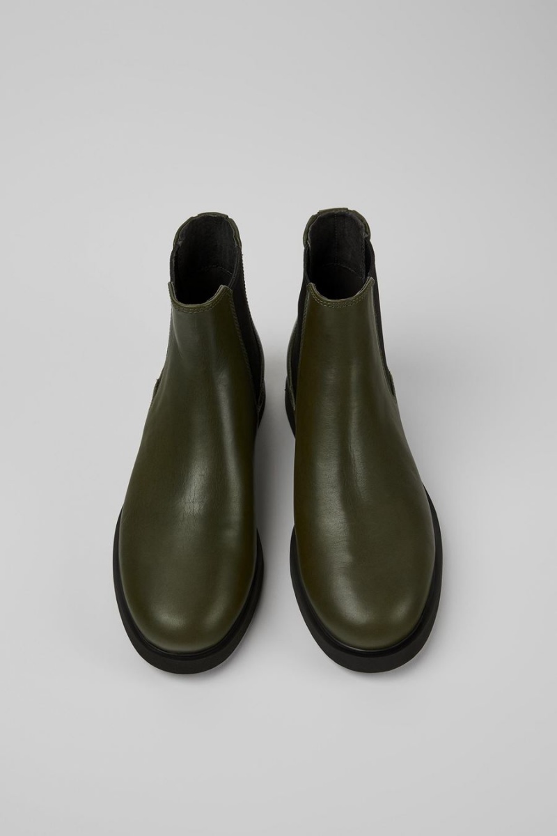 Botas Camper Iman Cuero Chelsea Mujer Verde | FPTQS-2438