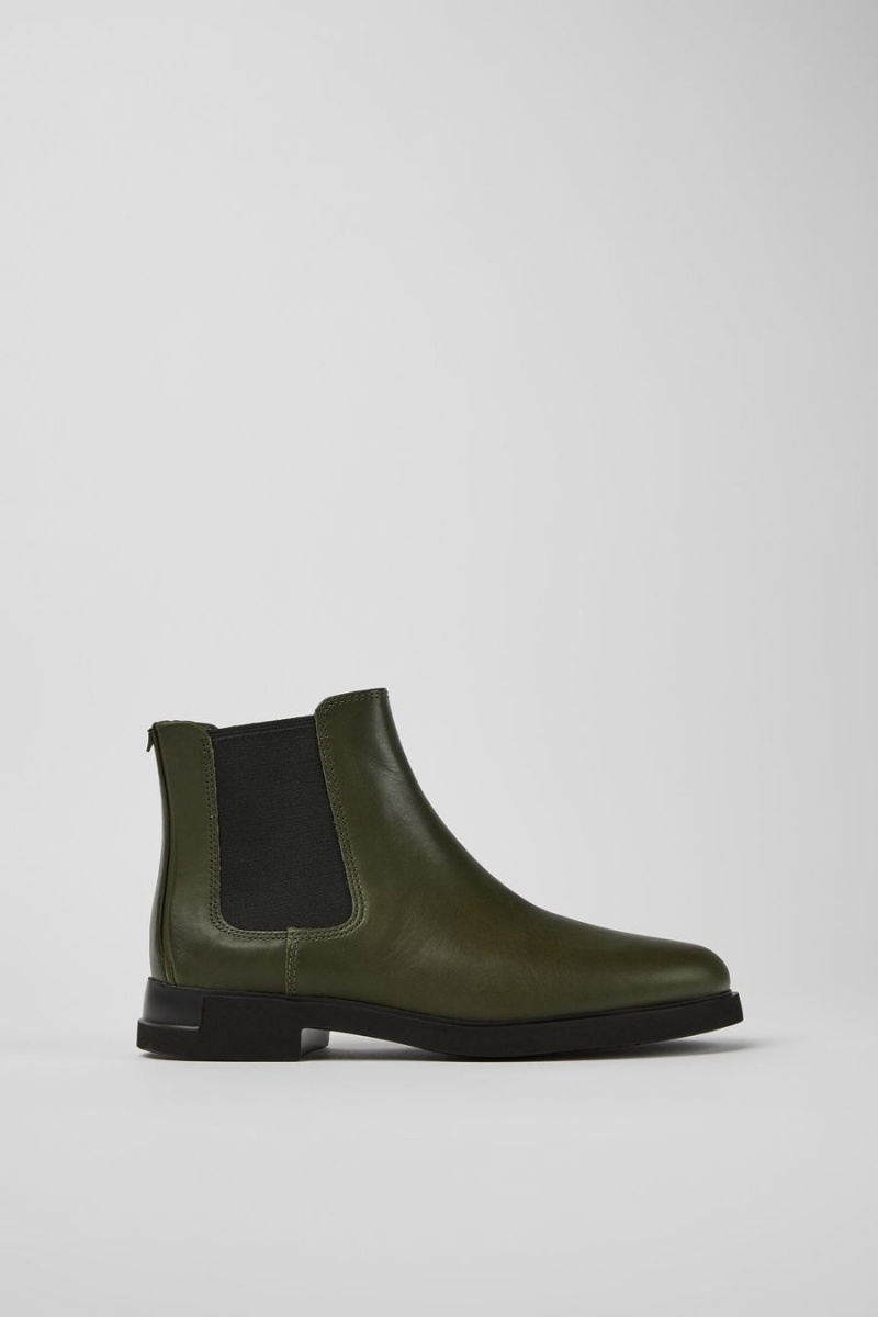 Botas Camper Iman Cuero Chelsea Mujer Verde | FPTQS-2438