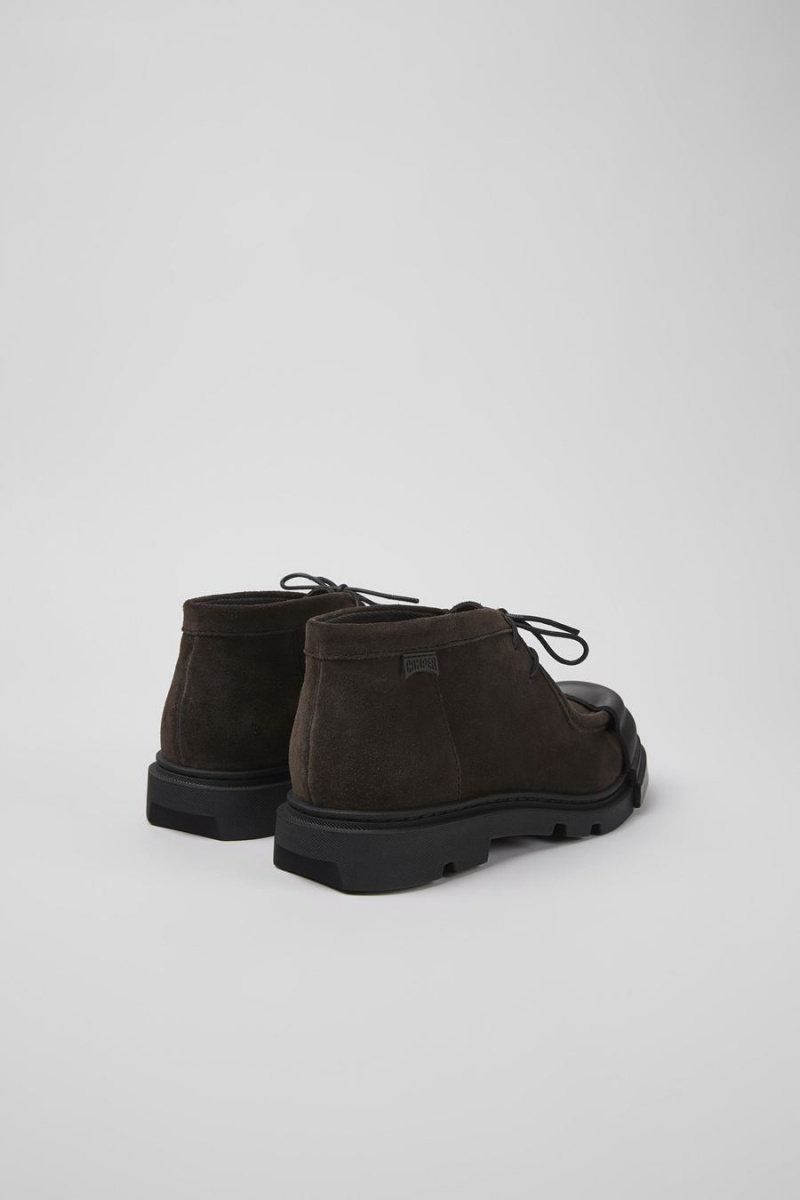 Botas Camper Junction Nubuck Mujer Gris | EUHSR-1852
