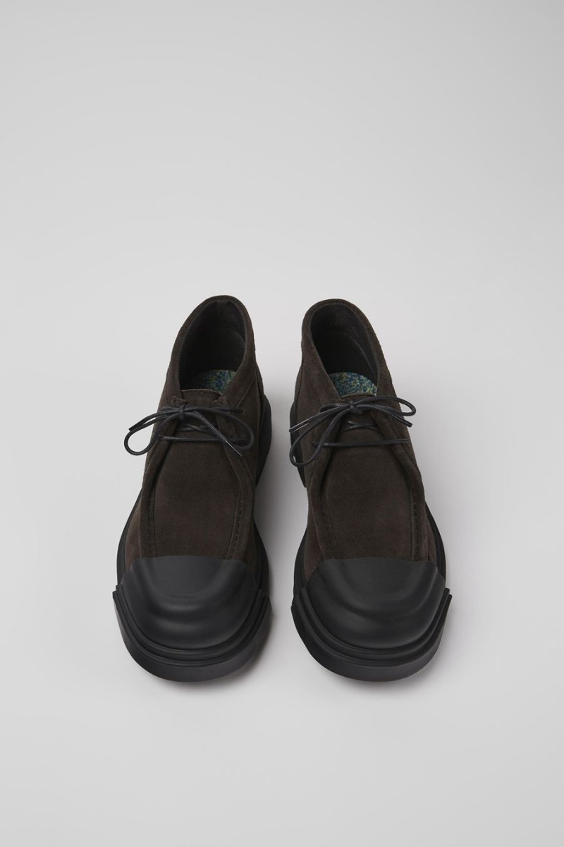 Botas Camper Junction Nubuck Mujer Gris | EUHSR-1852
