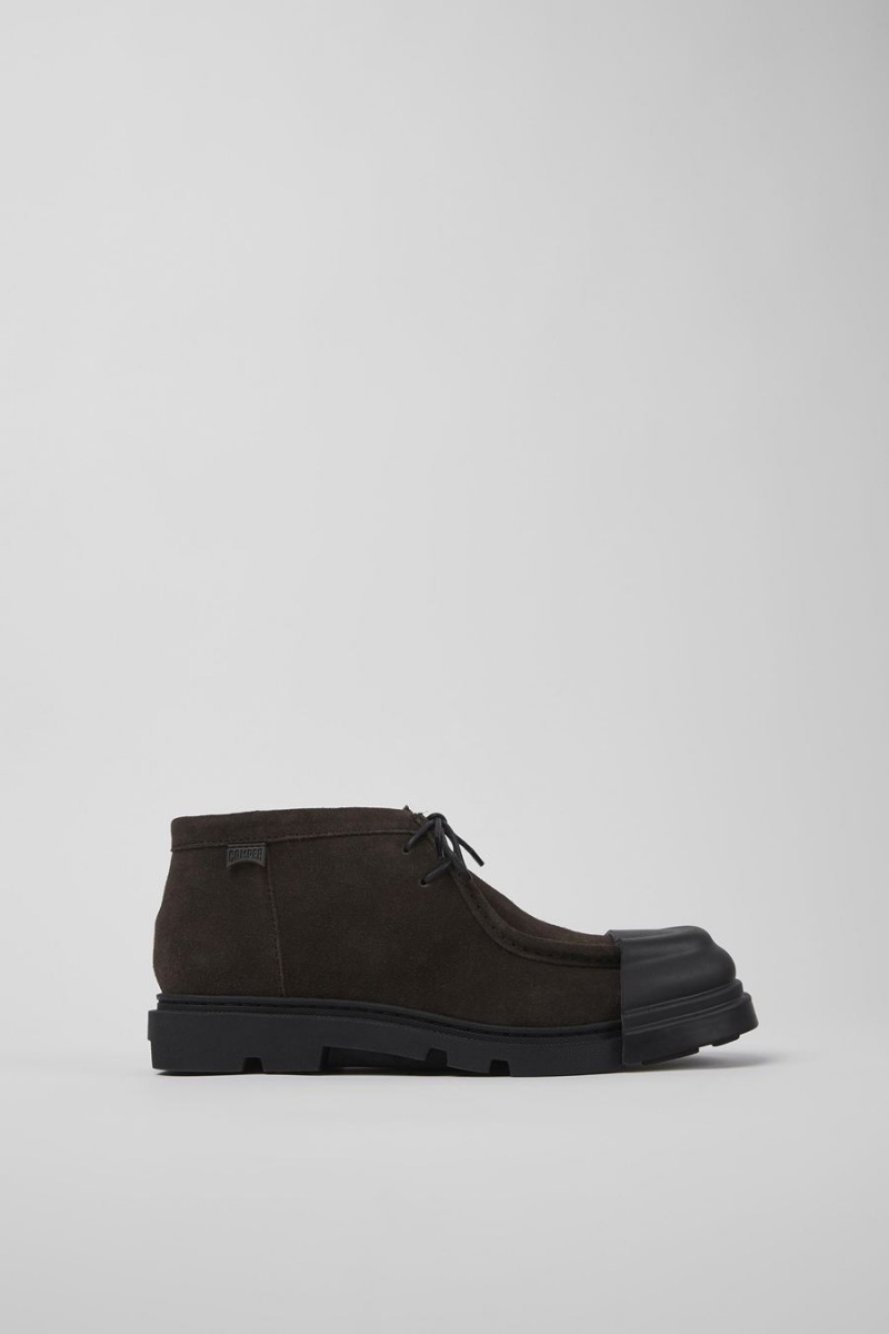 Botas Camper Junction Nubuck Mujer Gris | EUHSR-1852