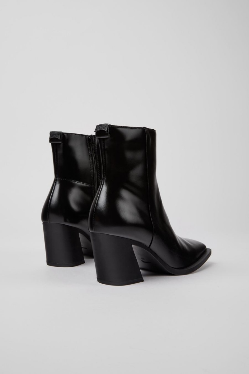 Botas Camper Karole Cuero Mujer Negras | ALGDJ-5769