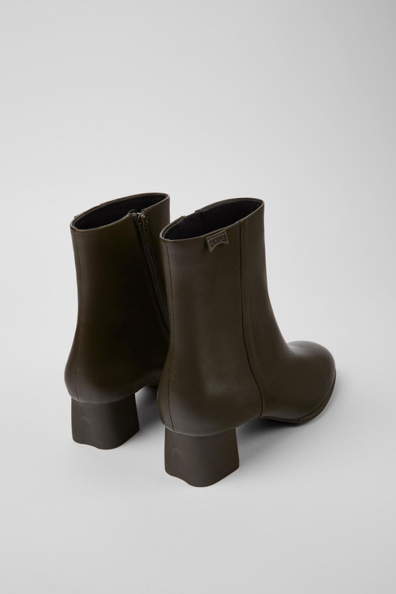 Botas Camper Katie Cuero Ankle Mujer Verde | TPGXJ-2406