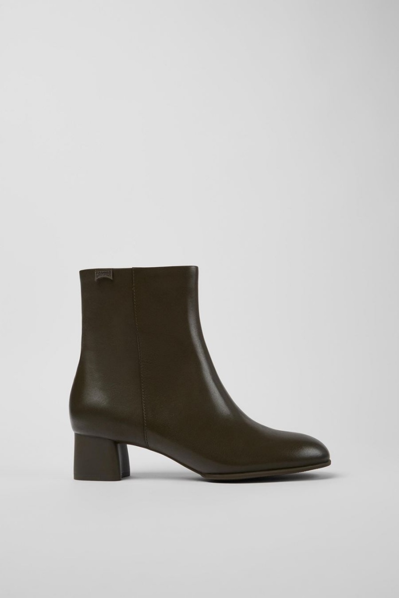 Botas Camper Katie Cuero Ankle Mujer Verde | TPGXJ-2406