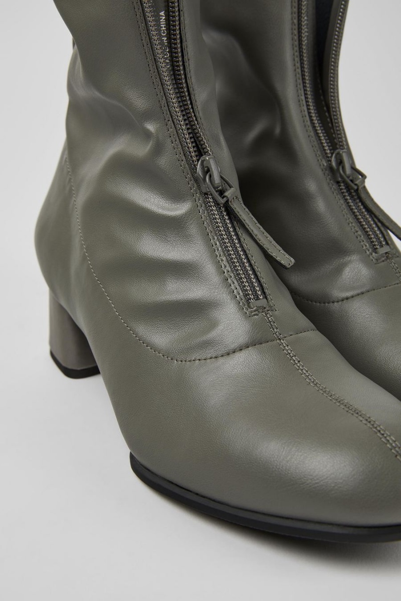 Botas Camper Katie Textil Ankle Mujer Gris | OHTCF-7309