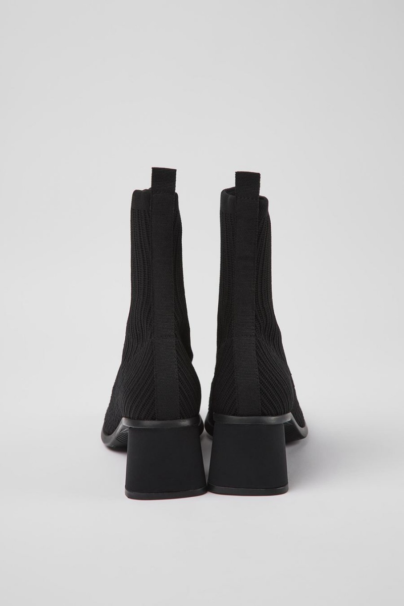 Botas Camper Kiara Textil Mujer Negras | SBAXT-4637
