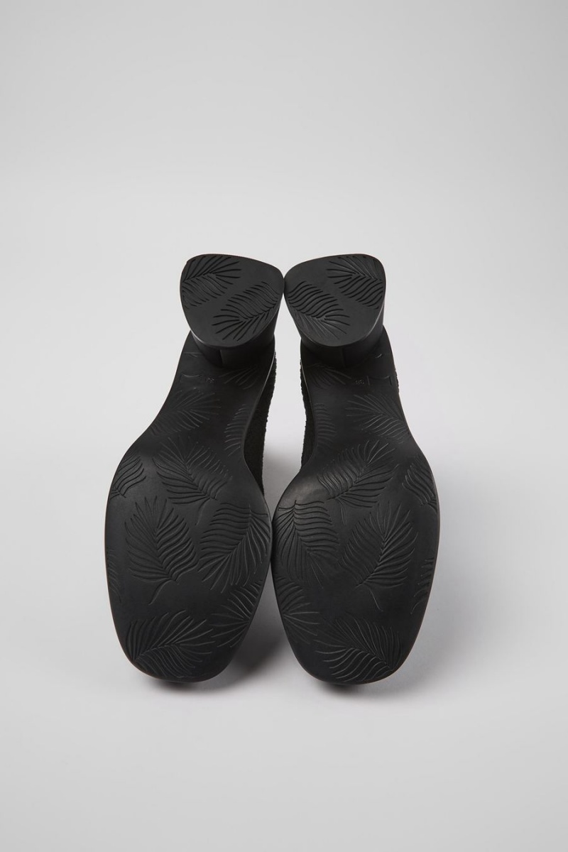 Botas Camper Kiara Textil Mujer Negras | SBAXT-4637