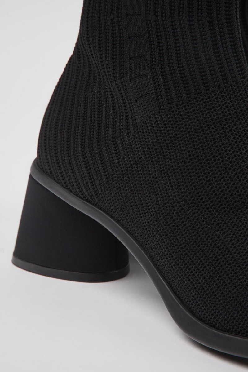 Botas Camper Kiara Textil Mujer Negras | SBAXT-4637