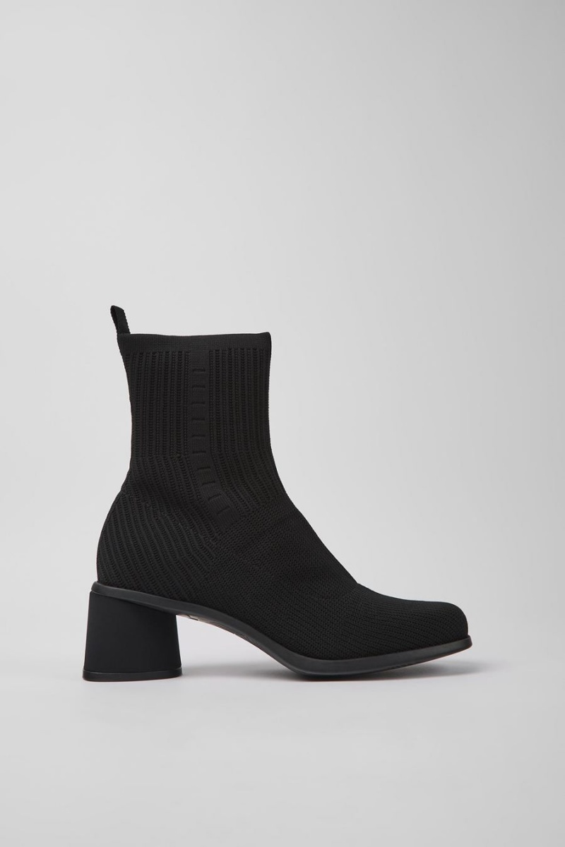 Botas Camper Kiara Textil Mujer Negras | SBAXT-4637
