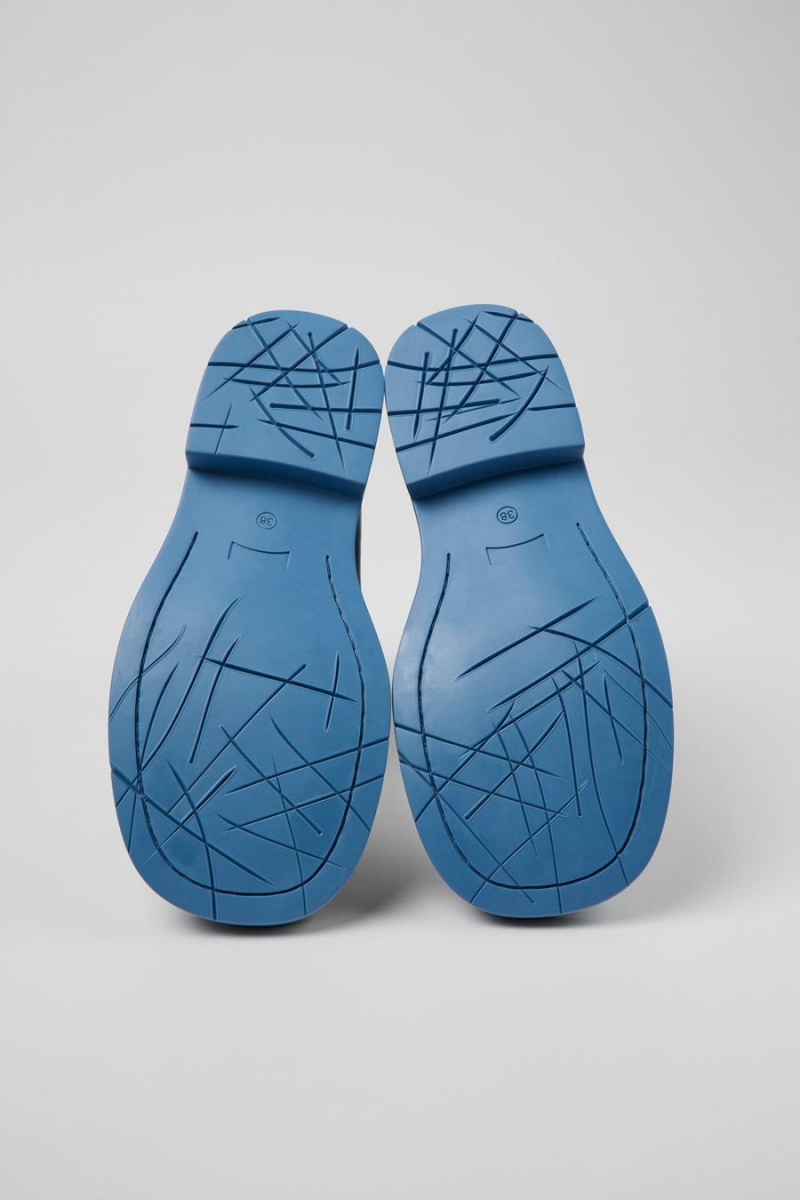 Botas Camper Mil 1978 Cuero Ankle Mujer Azules | HAIXN-5032