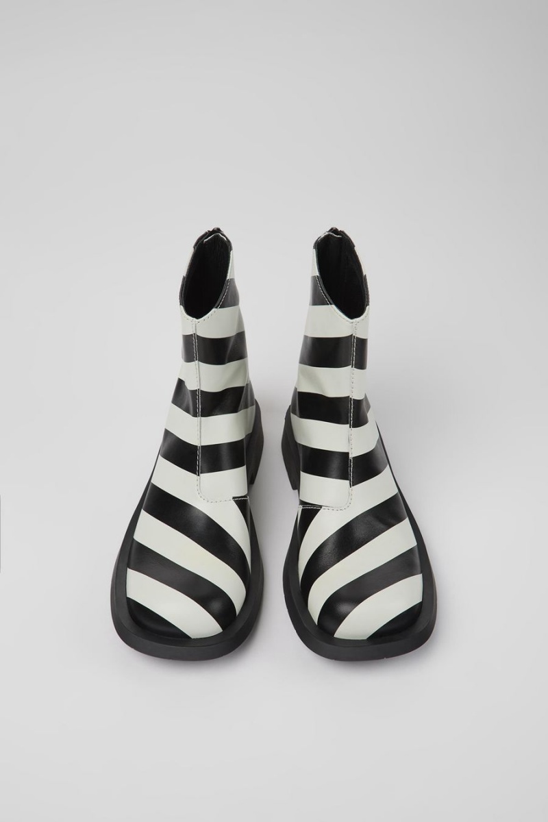 Botas Camper Mil 1978 Cuero Ankle Mujer Blancas | UKWCX-8067
