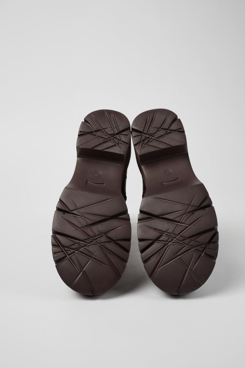 Botas Camper Milah Encaje up Mujer Burdeos | JDZMP-9365