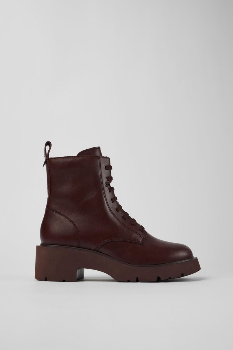 Botas Camper Milah Encaje up Mujer Burdeos | JDZMP-9365