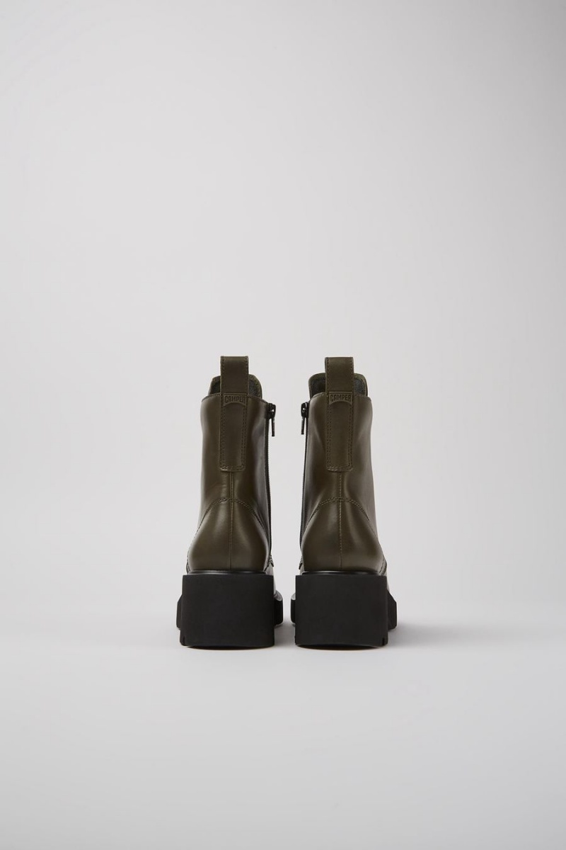 Botas Camper Milah Encaje up Mujer Verde | MLZSI-4961