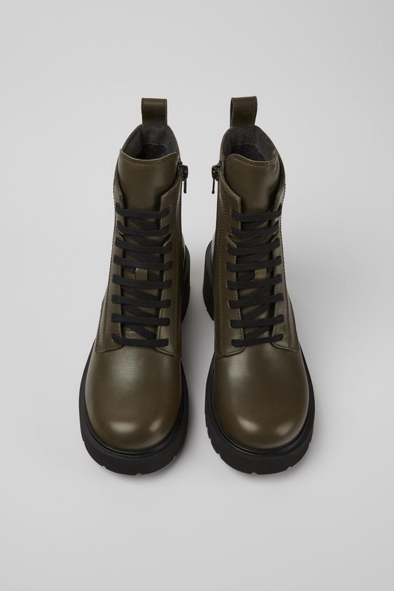 Botas Camper Milah Encaje up Mujer Verde | MLZSI-4961