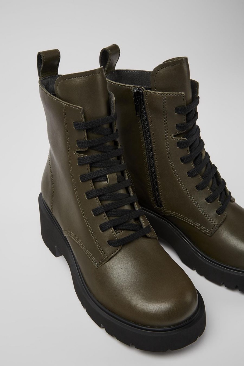 Botas Camper Milah Encaje up Mujer Verde | MLZSI-4961