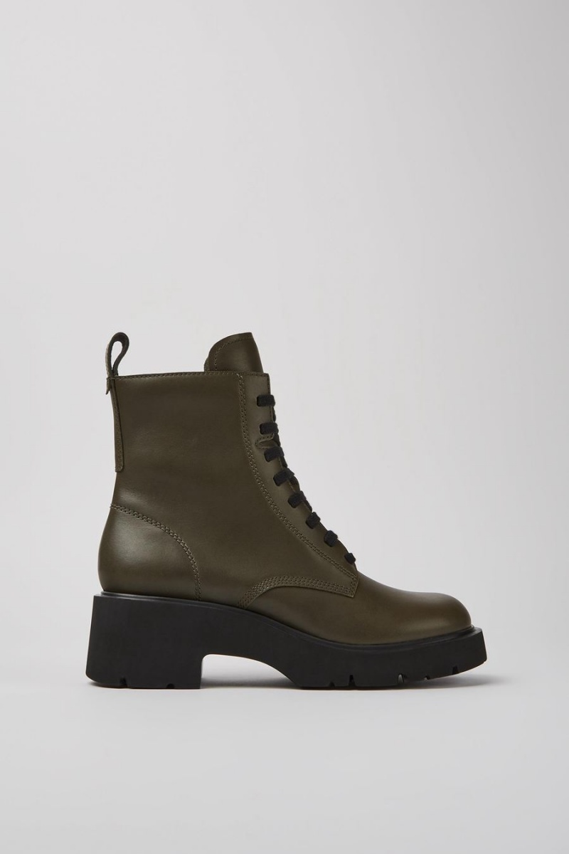 Botas Camper Milah Encaje up Mujer Verde | MLZSI-4961