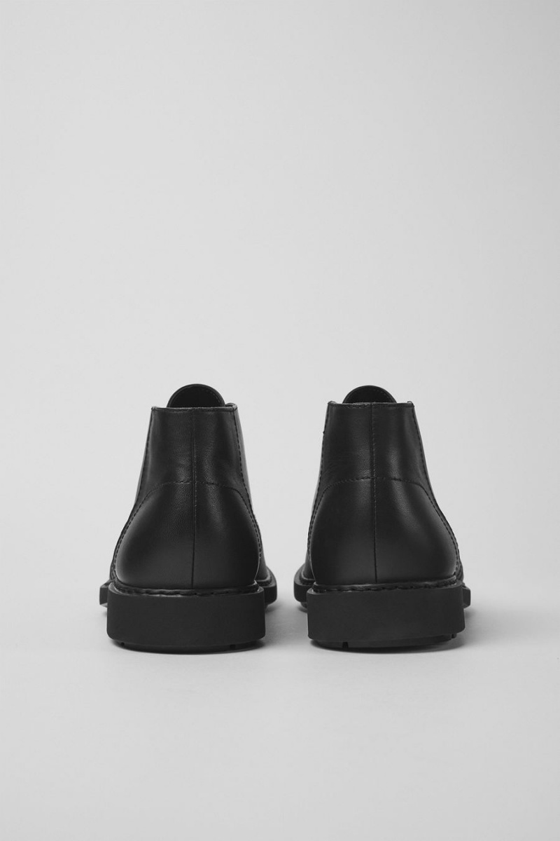 Botas Camper Neuman Ankle Hombre Negras | WXYJT-6021