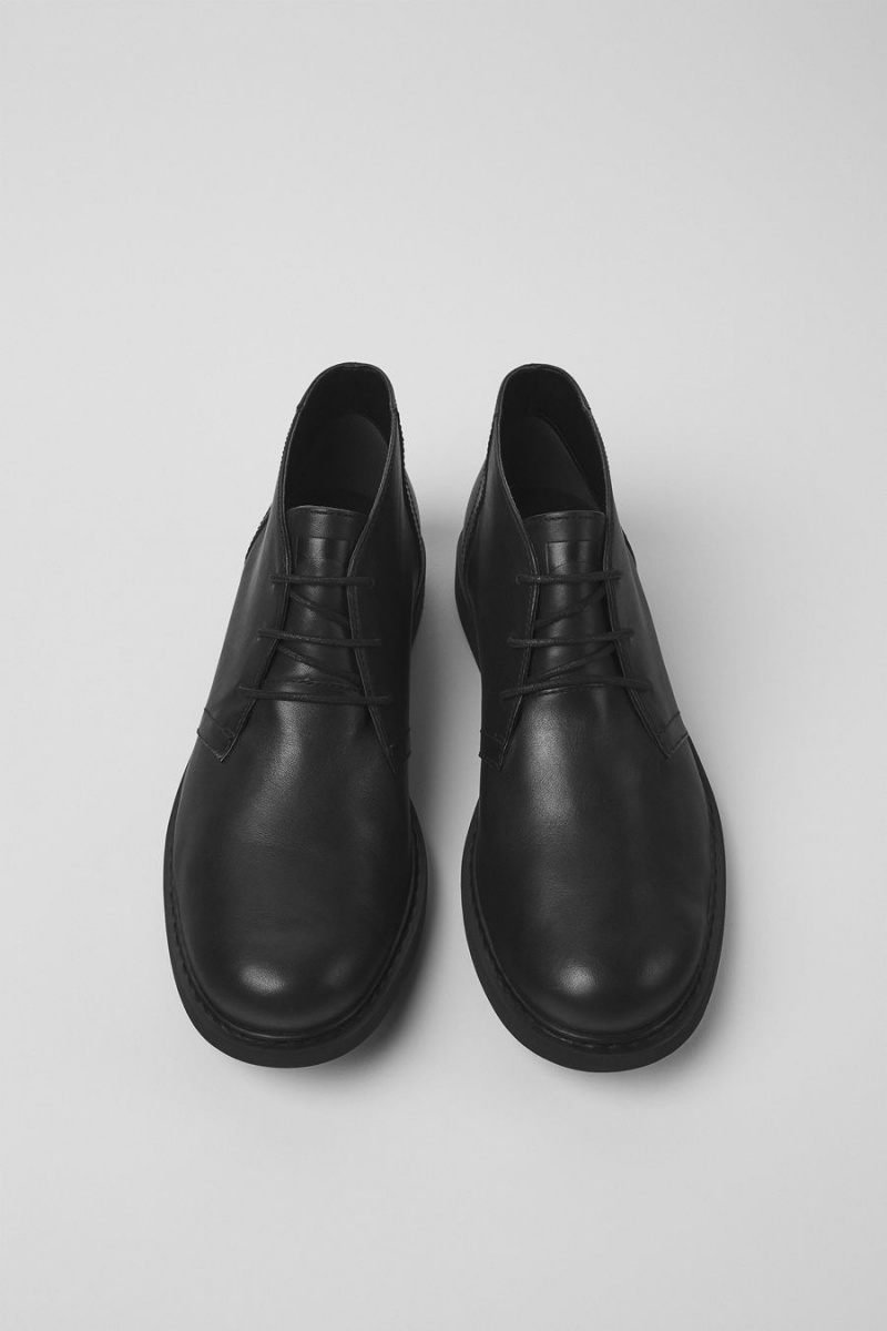 Botas Camper Neuman Ankle Hombre Negras | WXYJT-6021