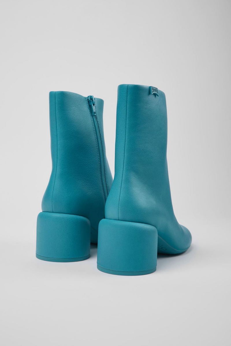 Botas Camper Niki Cuero Mujer Azules | GFDAR-7690