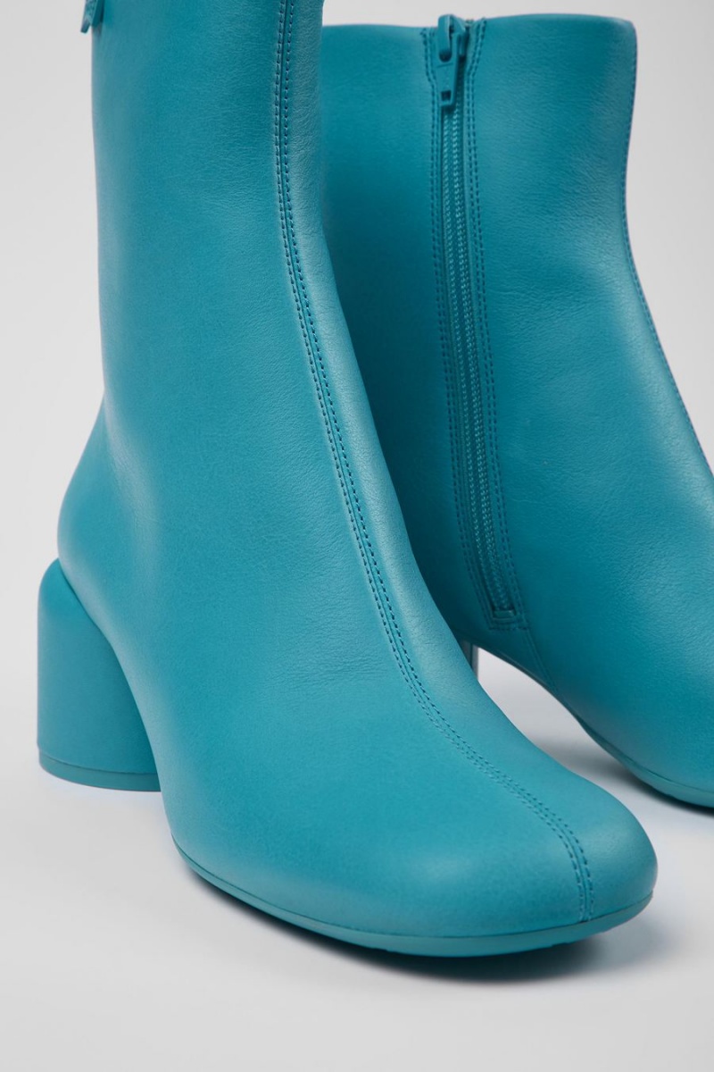 Botas Camper Niki Cuero Mujer Azules | GFDAR-7690
