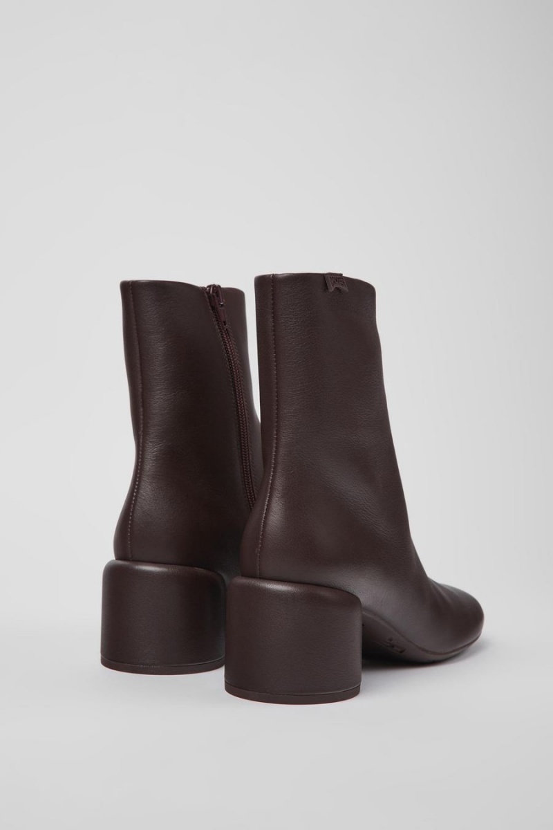 Botas Camper Niki Cuero Mujer Burdeos | UNSYB-2408