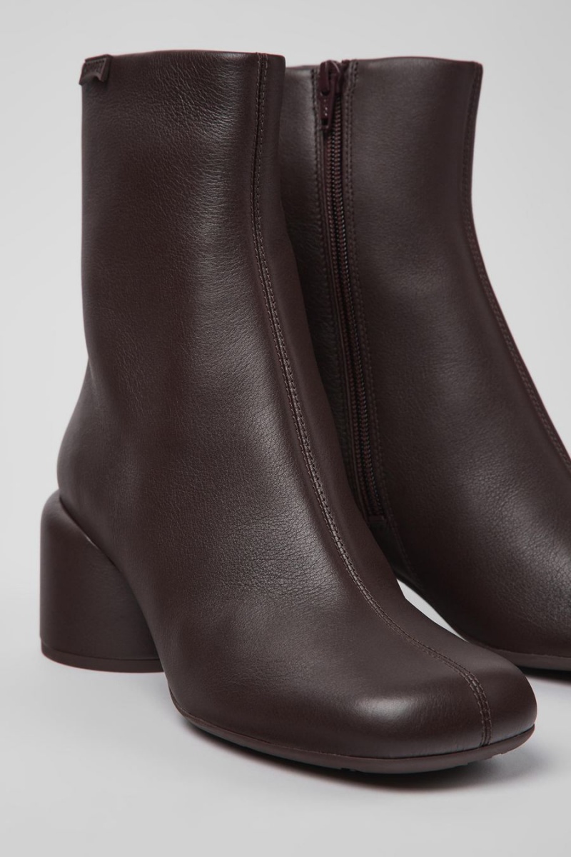Botas Camper Niki Cuero Mujer Burdeos | UNSYB-2408