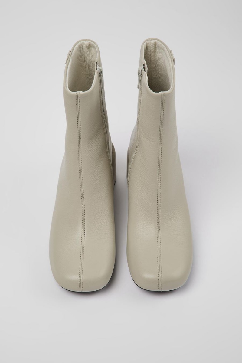 Botas Camper Niki Cuero Mujer Gris | OKUQW-2865