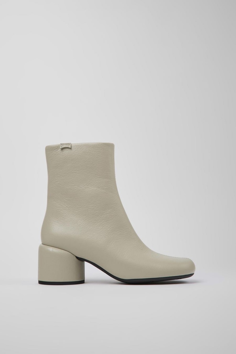 Botas Camper Niki Cuero Mujer Gris | OKUQW-2865