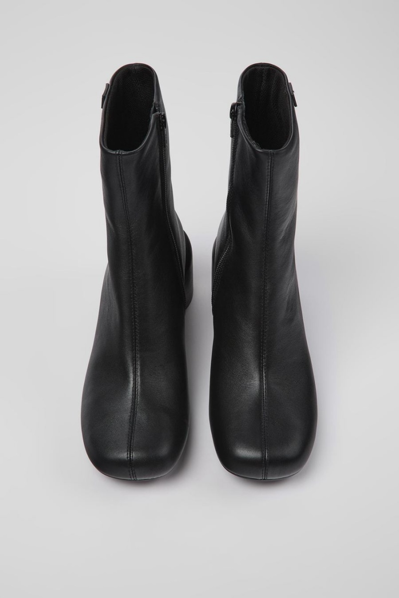 Botas Camper Niki Cuero Mujer Negras | NQIDE-9647