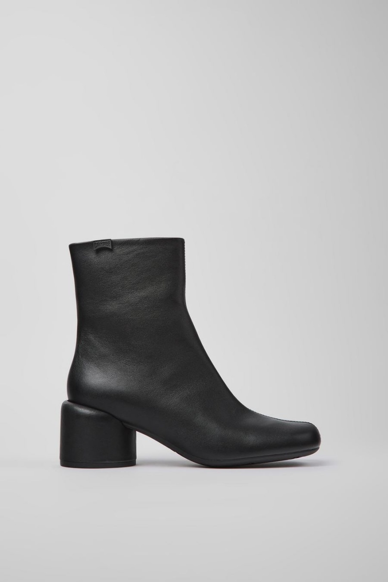 Botas Camper Niki Cuero Mujer Negras | NQIDE-9647