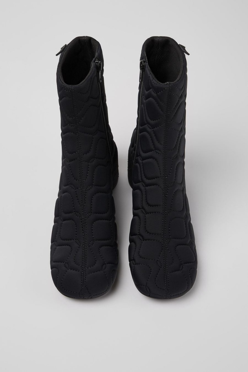 Botas Camper Niki Textil Mujer Negras | HVMLW-0845