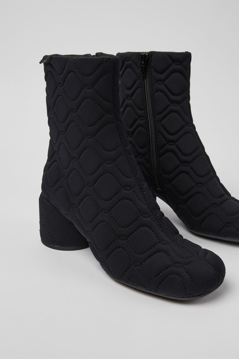 Botas Camper Niki Textil Mujer Negras | HVMLW-0845