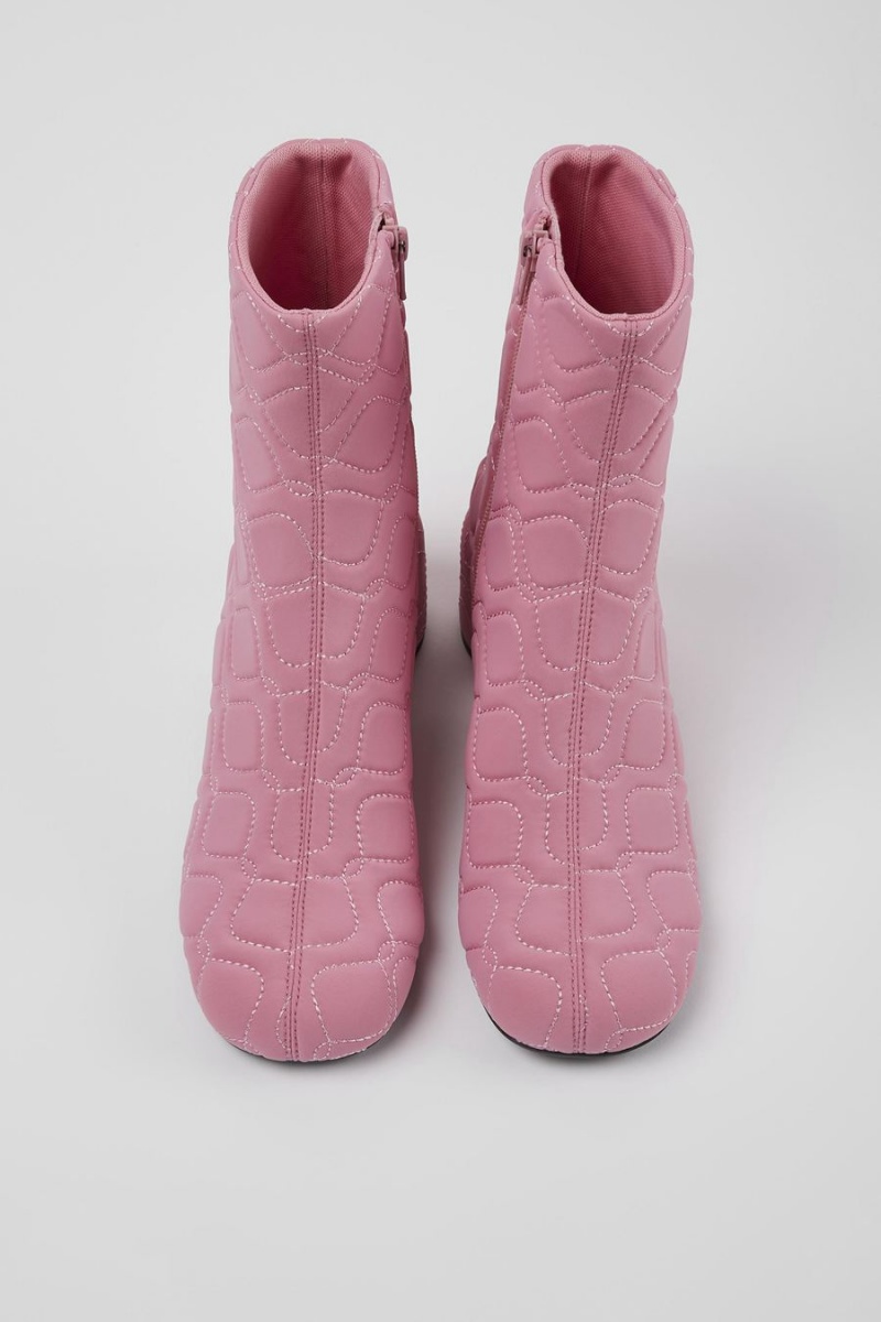 Botas Camper Niki Textil Mujer Rosas | HMUEP-6092