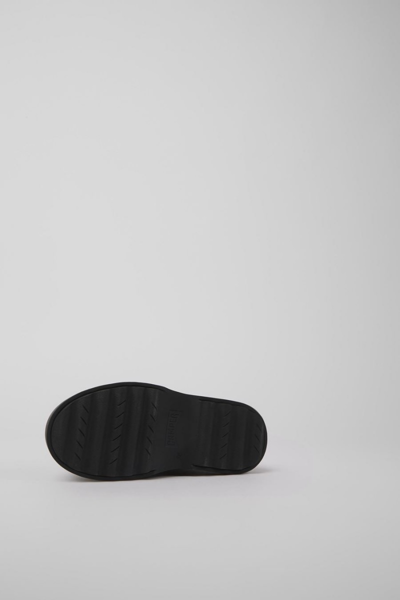 Botas Camper Norte Cuero Niña Negras | ISAKC-7461