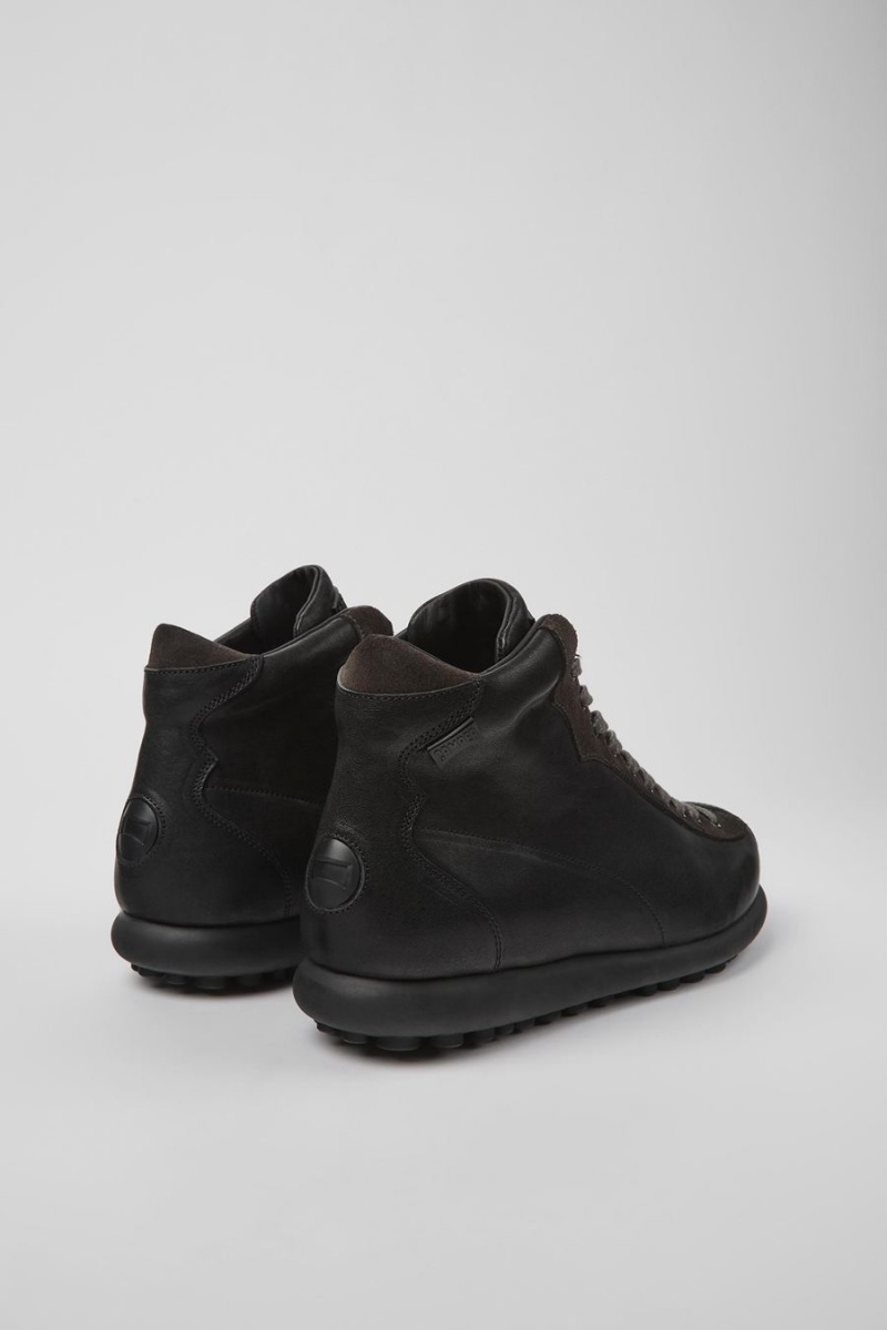 Botas Camper Pelotas Vegetable Tanned Cuero Hombre Negras | LUHZI-4681