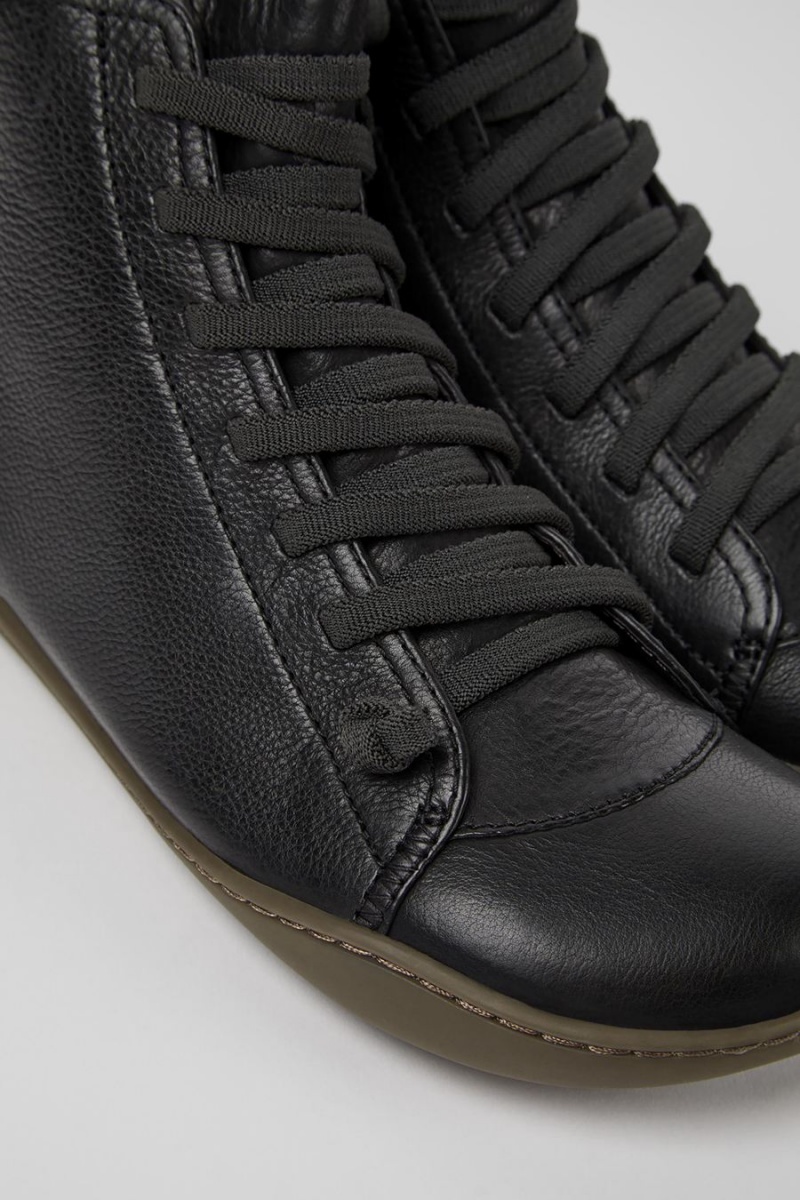 Botas Camper Peu Ankle Mujer Negras | CFEUD-0318