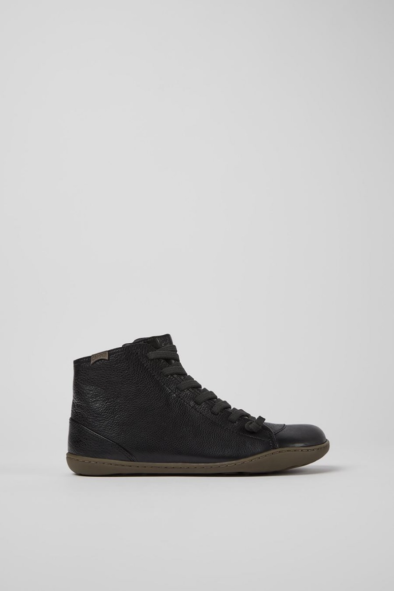 Botas Camper Peu Ankle Mujer Negras | CFEUD-0318