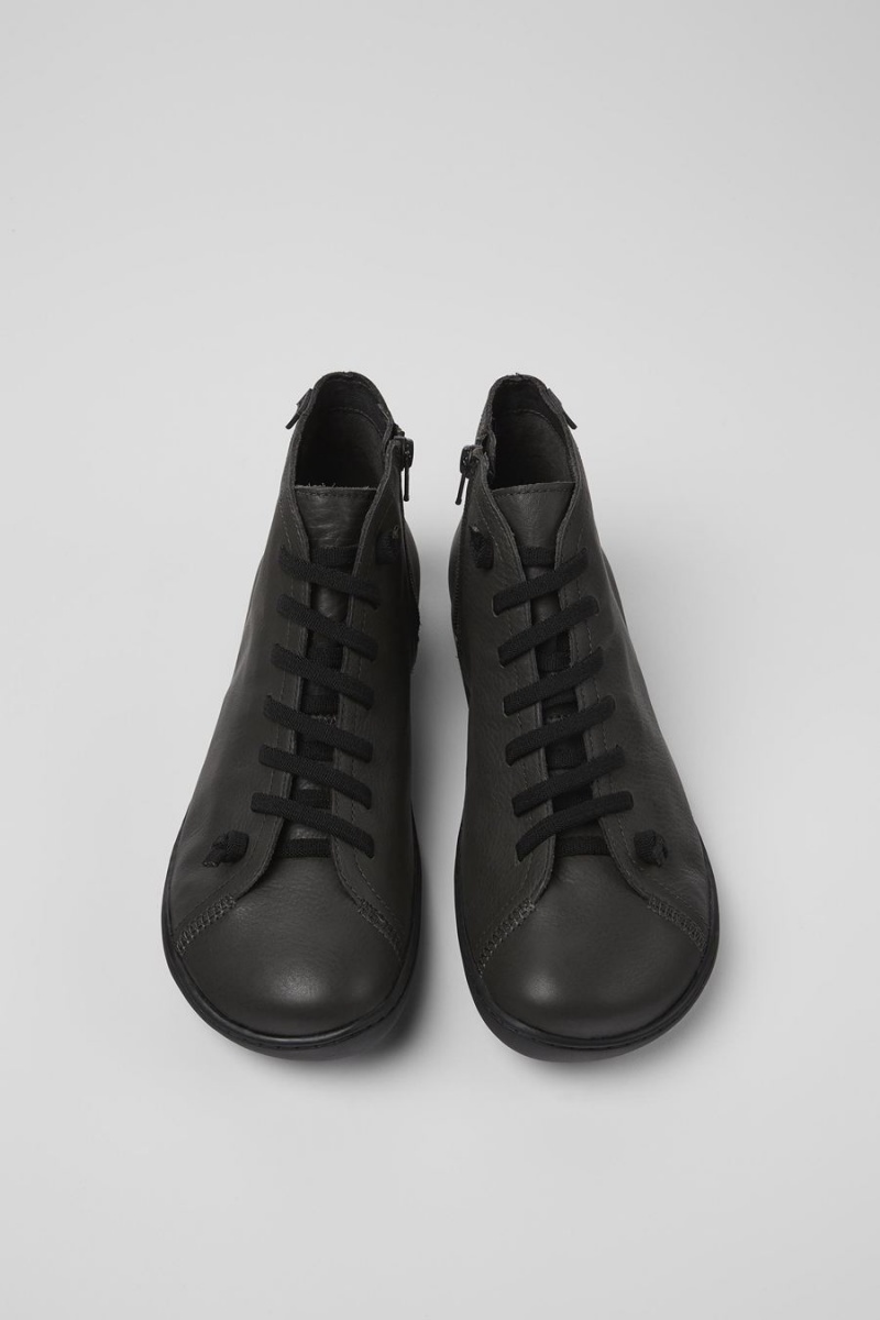 Botas Camper Peu Cuero Ankle Hombre Gris | YPFQJ-8724