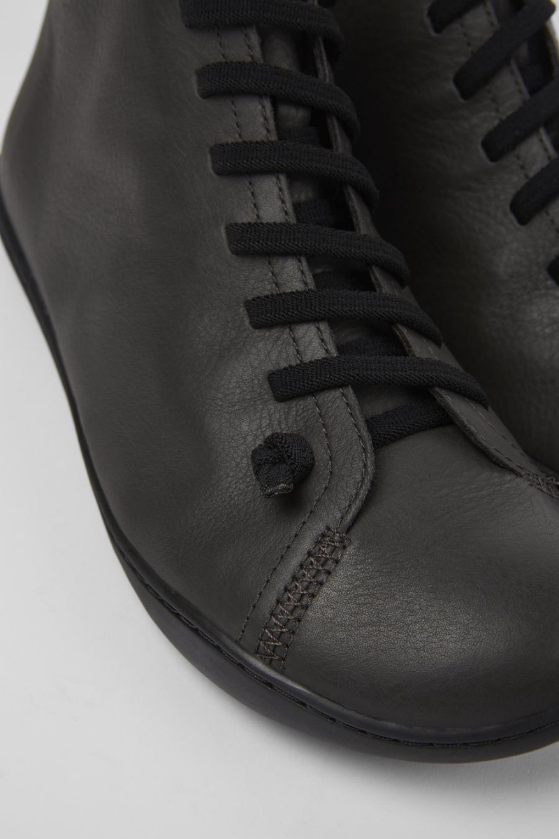 Botas Camper Peu Cuero Ankle Hombre Gris | YPFQJ-8724