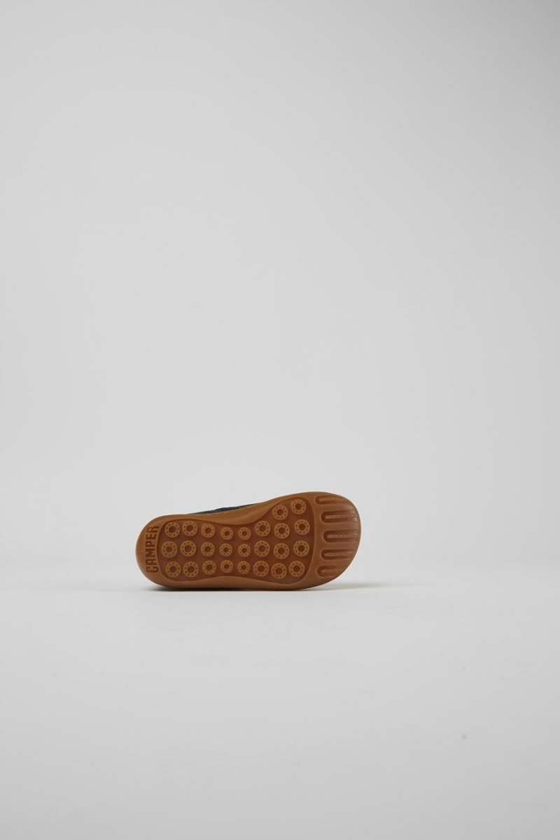 Botas Camper Peu Cuero Ankle Niña Azul Marino | KHSCX-2618