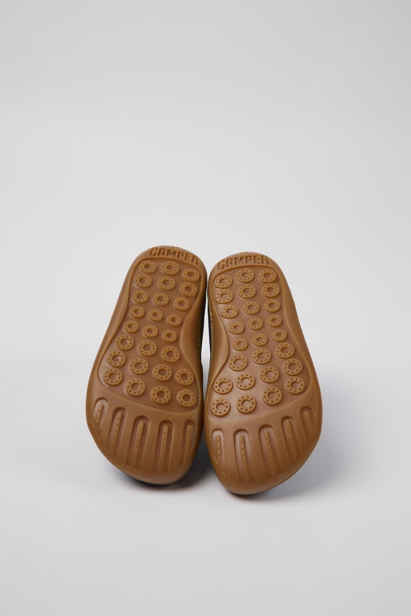 Botas Camper Peu Cuero Ankle Niña Azules | RCUQX-2971
