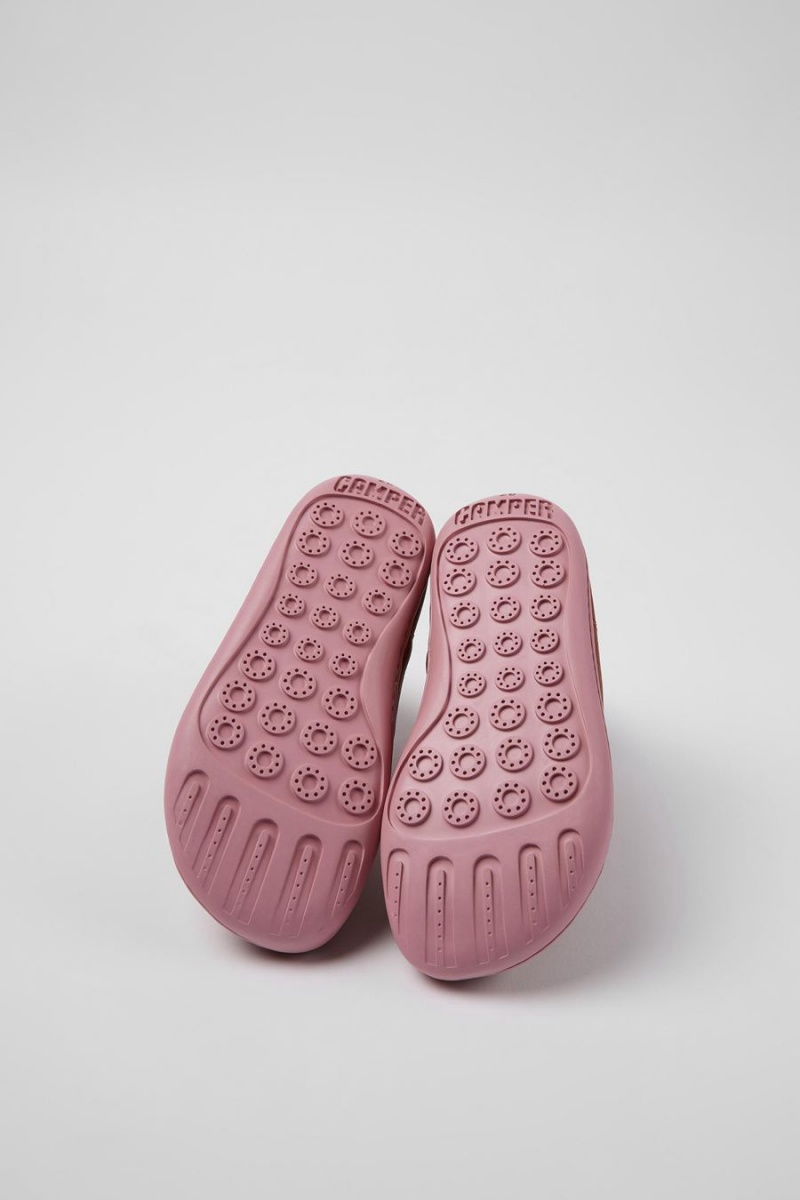 Botas Camper Peu Cuero Ankle Niña Rojas | JPRUW-7619