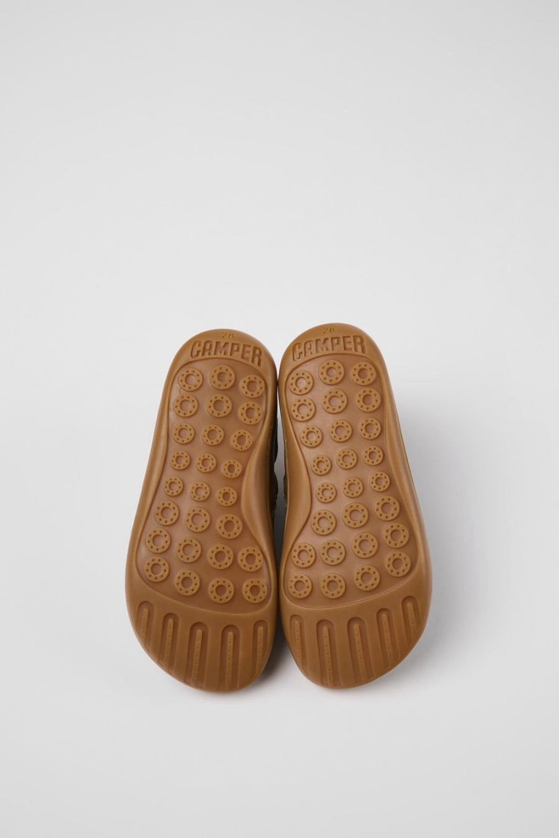 Botas Camper Peu Cuero Ankle Niño Marrones | OFIAR-4023