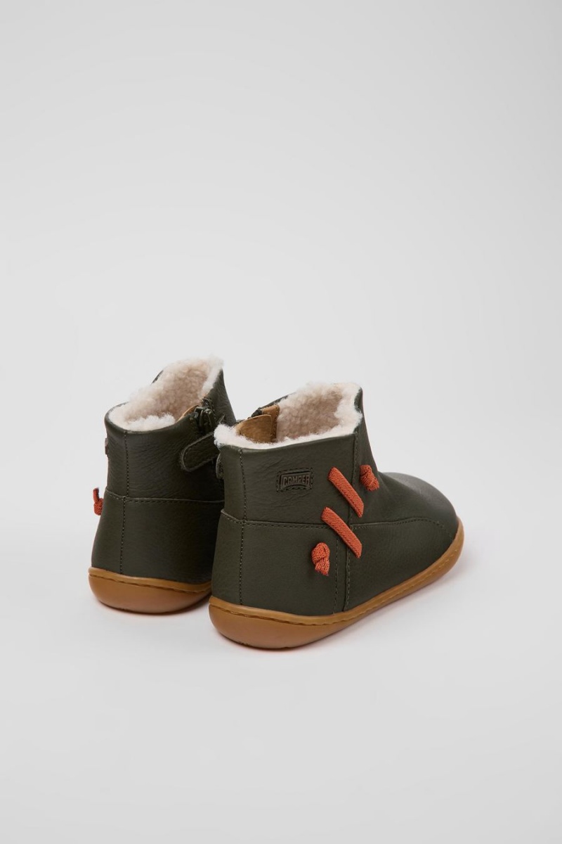 Botas Camper Peu Niña Negras | RCMNY-3624
