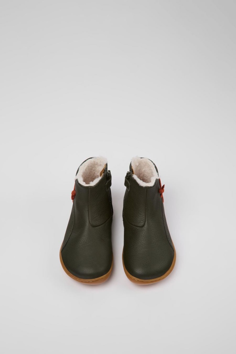 Botas Camper Peu Niña Negras | RCMNY-3624